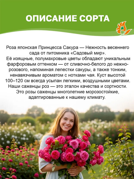 Роза Принцесса Сакура (Сакура)